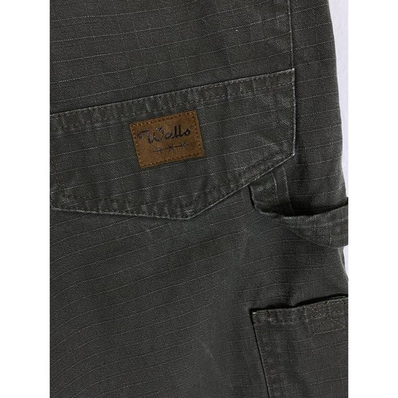 Walls Mens Shorts Size 40 Green Cargo Pockets Work Casual 9.5" Inseam Flat Front - Picture 3 of 4